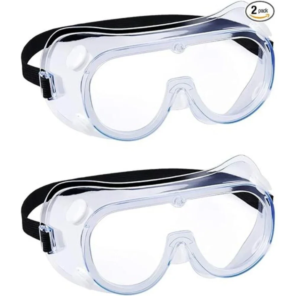 Safety Goggles Anti Fog Protective Glasses Adjustable Lightweight Eye Protection